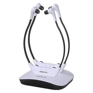 2 casques TV sans fil Simolio SM-824D2 double batterie