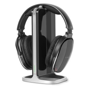 Casque tv numérique · Station de Charge et Émetteur RF
