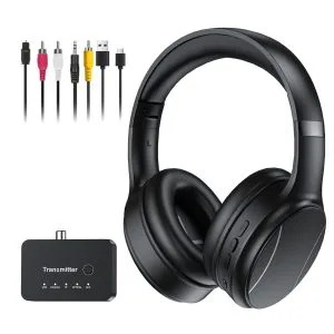 Casque tv sans fil bluetooth double mode 2,4 GHz